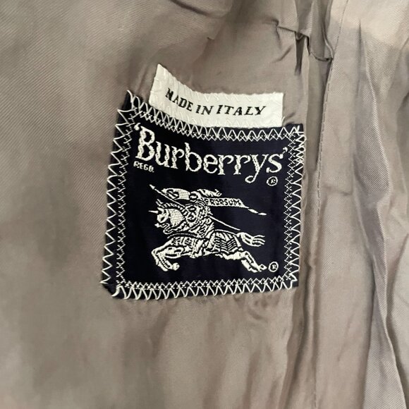 Vintage Burberry Tweed Blazer Size 4P - Picture 2 of 4